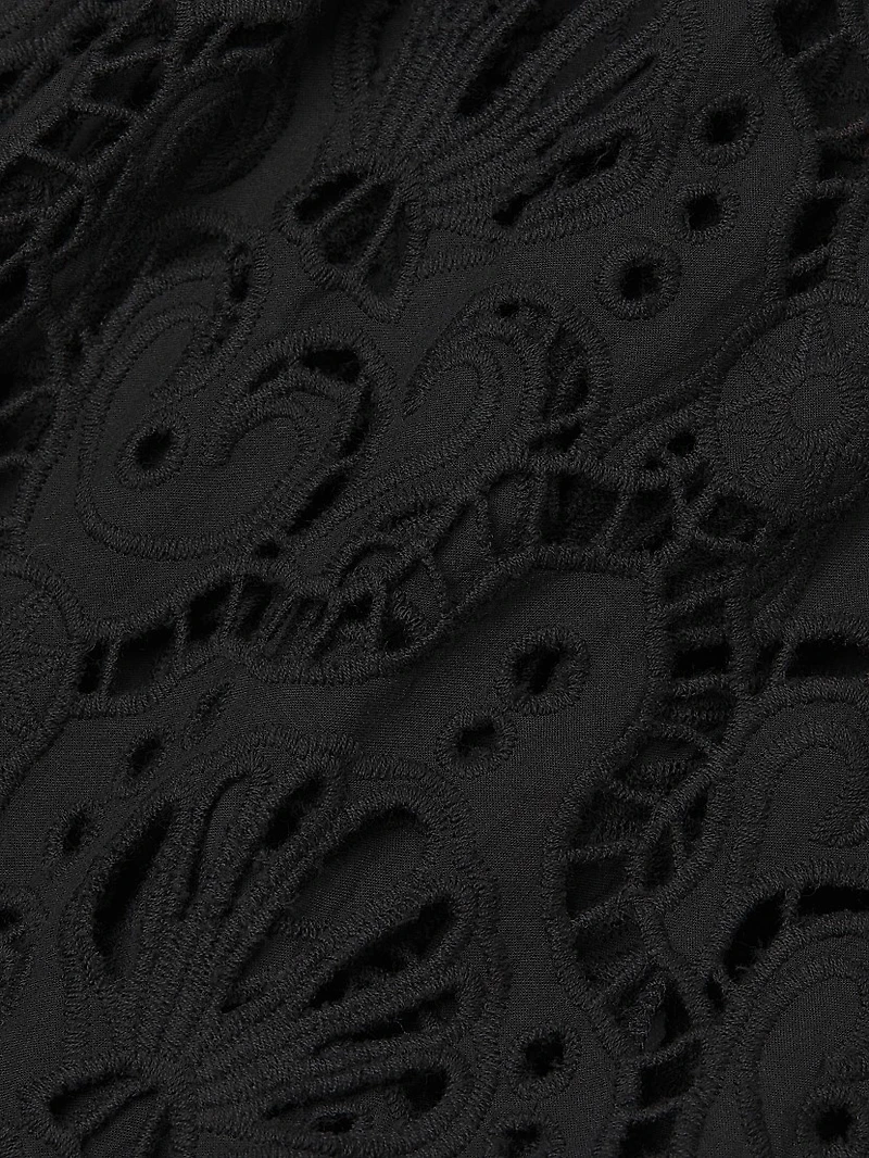 Seashell Lace Eyelet Cover-Up Pants