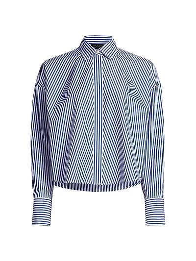 Martha Striped Poplin Shirt