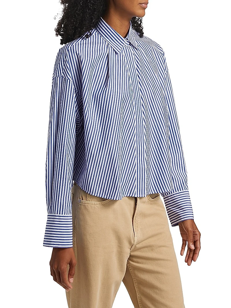 Martha Striped Poplin Shirt