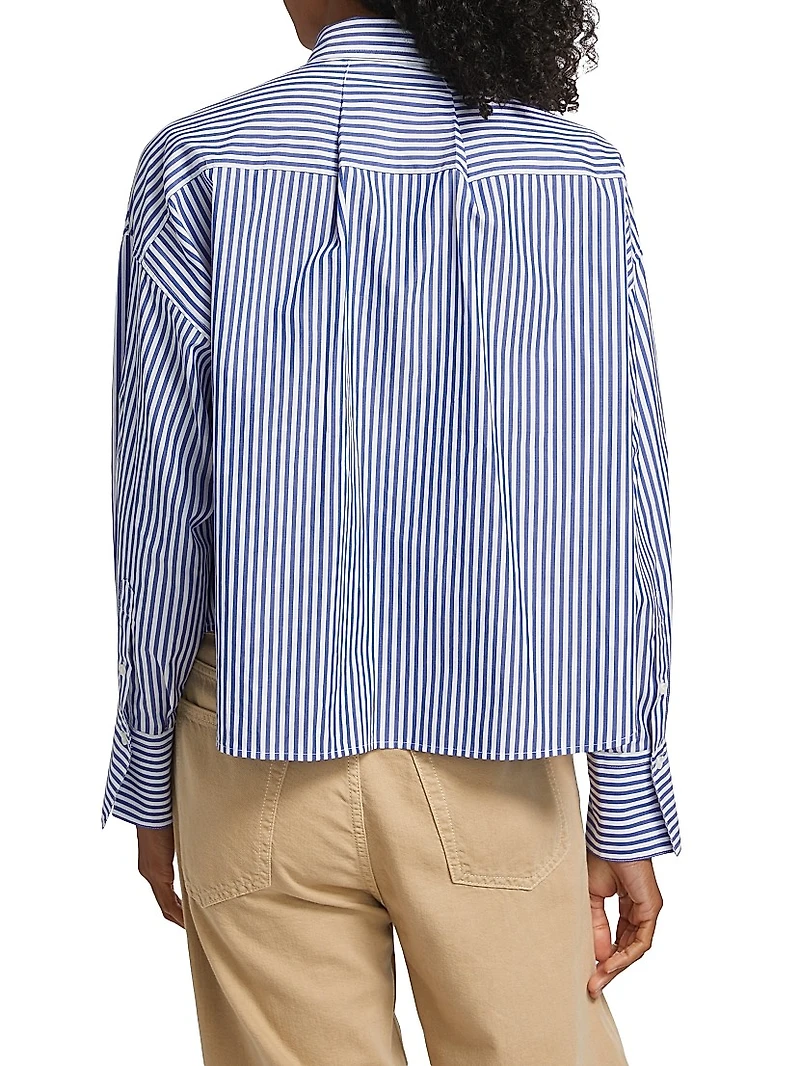 Martha Striped Poplin Shirt