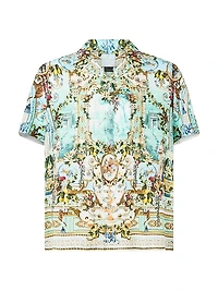 Camilla x White Lotus Camp Collar Short-Sleeve Shirt