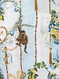 Camilla x White Lotus Cabana Printed Linen Camp Shirt