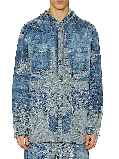 Dewnys Denim Hooded Shirt