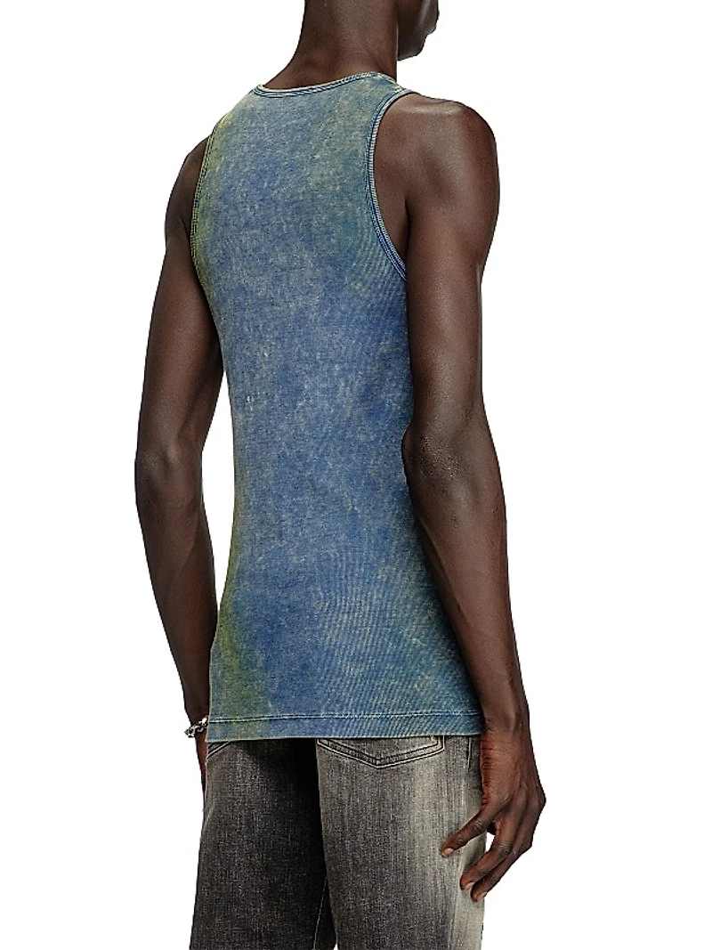Metallic Foil Cotton Logo Tank
