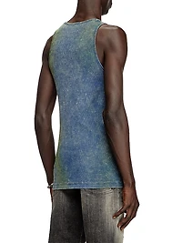Metallic Foil Cotton Logo Tank