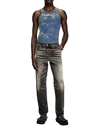 Metallic Foil Cotton Logo Tank