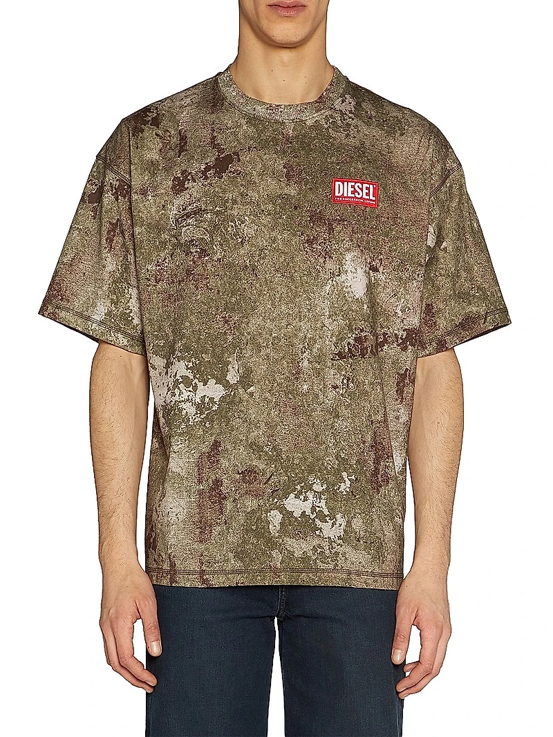 Camo Crewneck T-Shirt