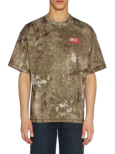 Camo Crewneck T-Shirt