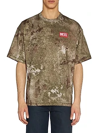 Camo Crewneck T-Shirt