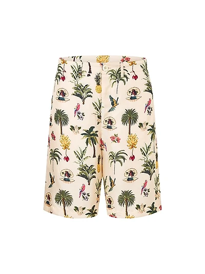 Camilla x White Lotus Mid-Length Shorts