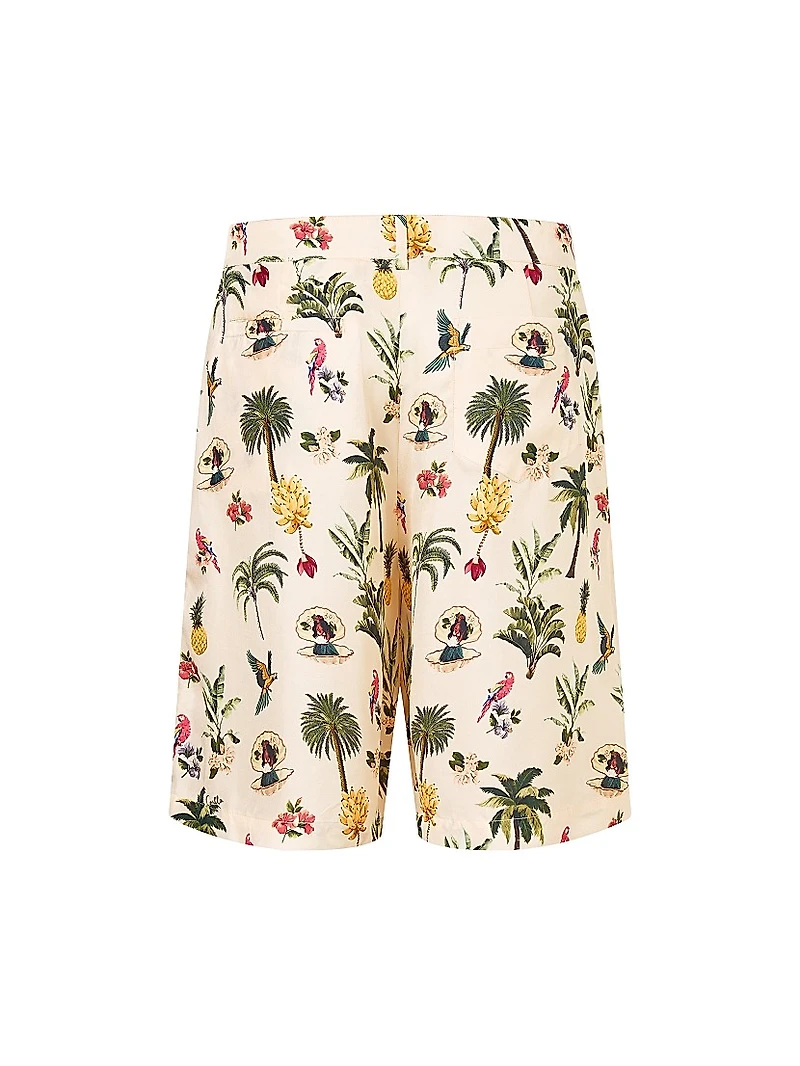 Camilla x White Lotus Mid-Length Shorts