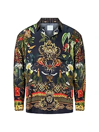 Camilla x White Lotus Oversized Silk Shirt