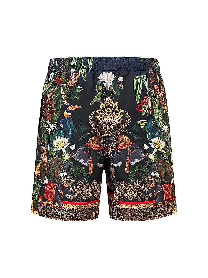 Camilla x White Lotus Mid-Length Board Shorts