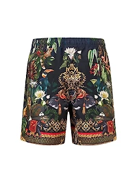 Camilla x White Lotus Mid-Length Board Shorts