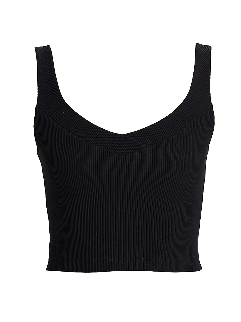 Impulse Ribbed Crop Tank