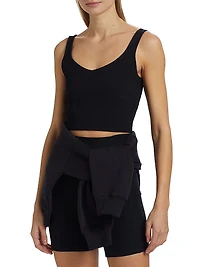 Impulse Ribbed Crop Tank