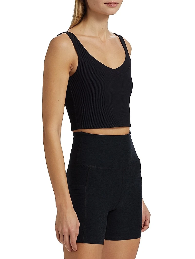 Impulse Ribbed Crop Tank
