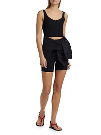 Impulse Ribbed Crop Tank