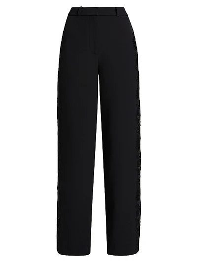 Brenna Lace-Side Trousers