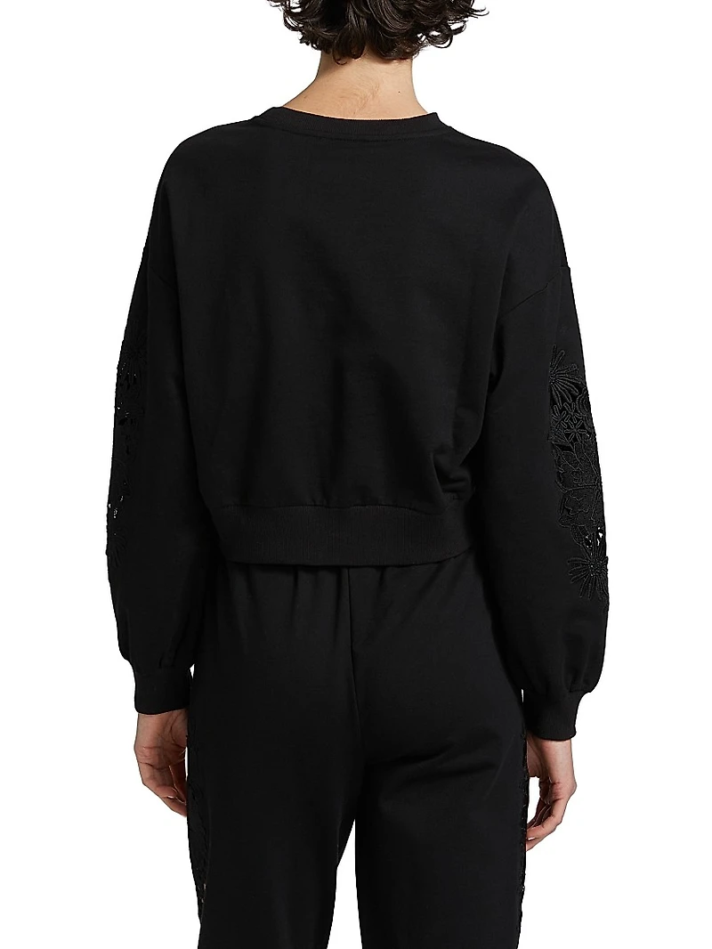 Arabella Lace Sweatshirt