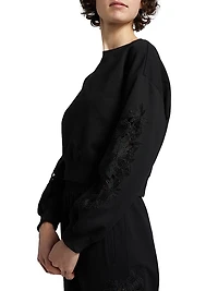 Arabella Lace Sweatshirt