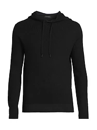 Cotton & Cashmere Waffle Hoodie