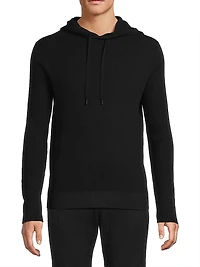 Cotton & Cashmere Waffle Hoodie