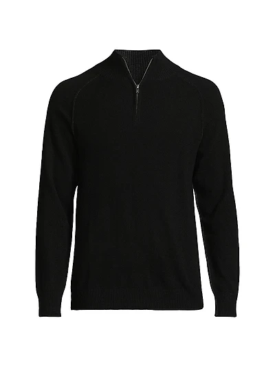 Cashmere Quarter-Zip Sweater