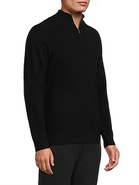 Cashmere Quarter-Zip Sweater
