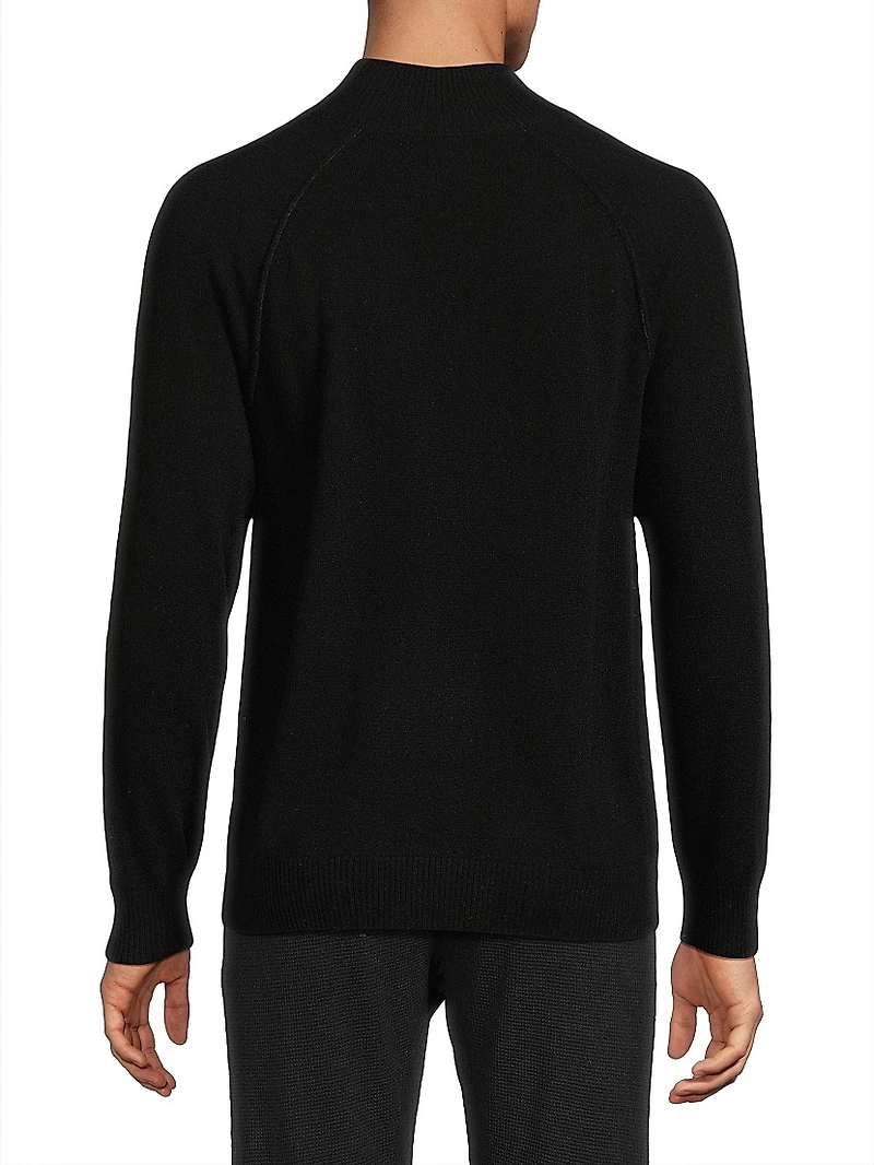 Cashmere Quarter-Zip Sweater