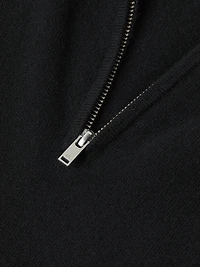 Cashmere Quarter-Zip Sweater
