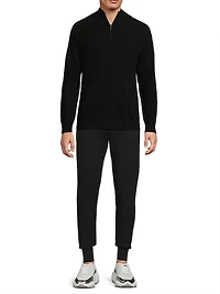 Cashmere Quarter-Zip Sweater