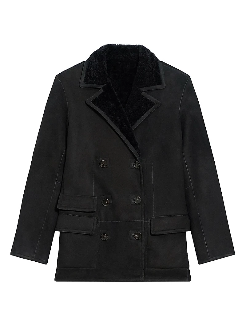 Reversible Peacoat Double-Breasted Coat