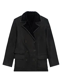 Reversible Peacoat Double-Breasted Coat