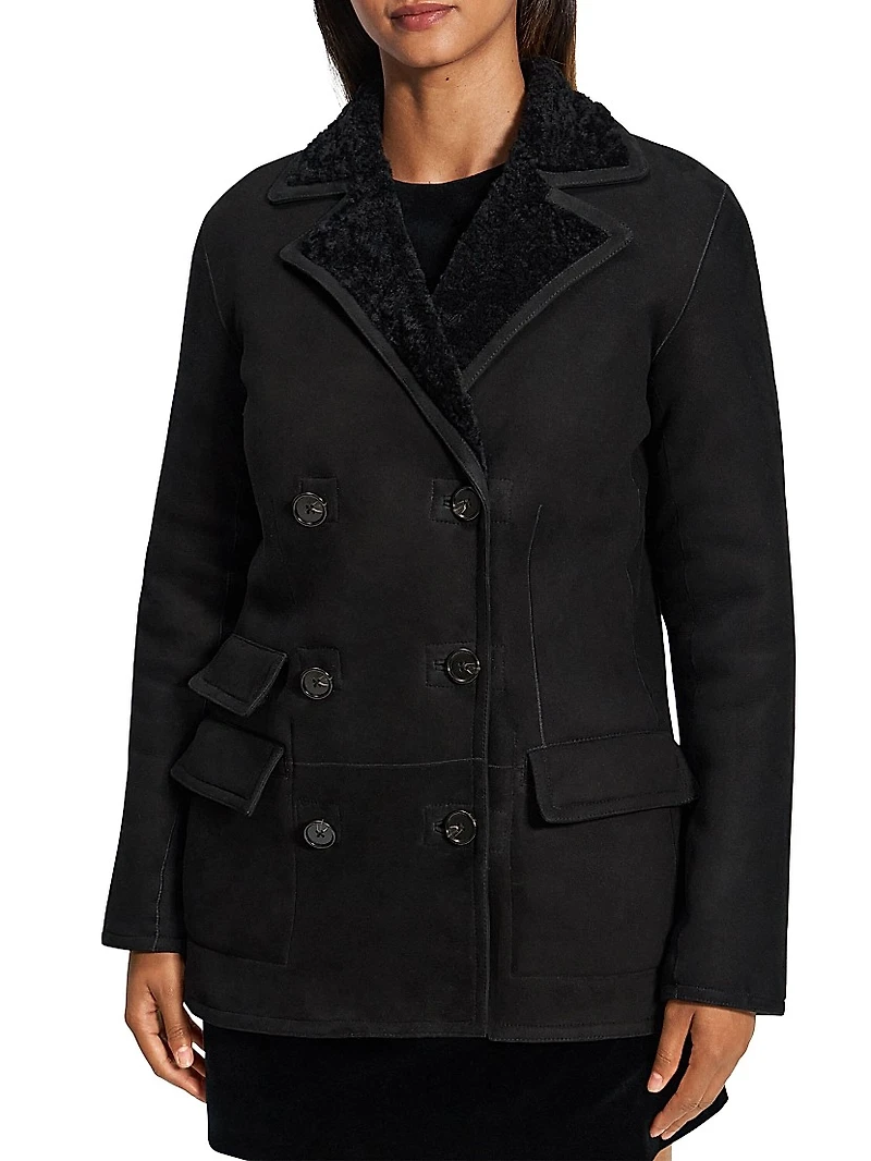 Reversible Peacoat Double-Breasted Coat
