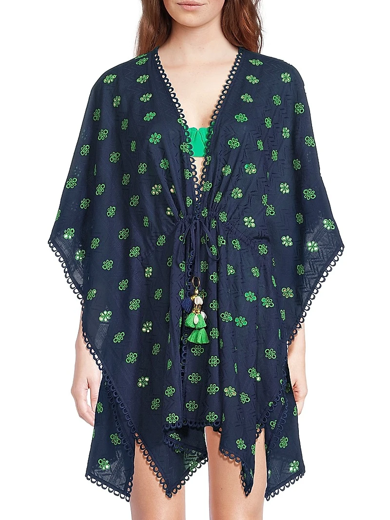 Zelma Embroidered Eyelet Dress