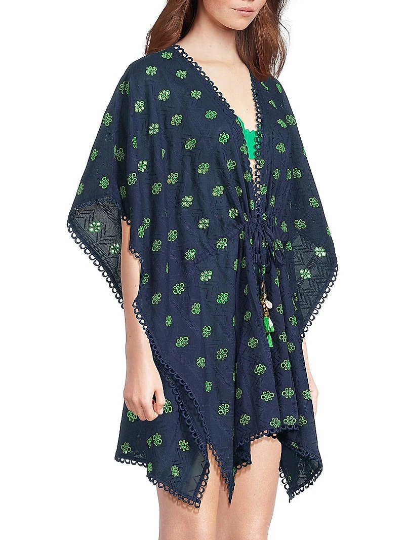 Zelma Embroidered Eyelet Dress