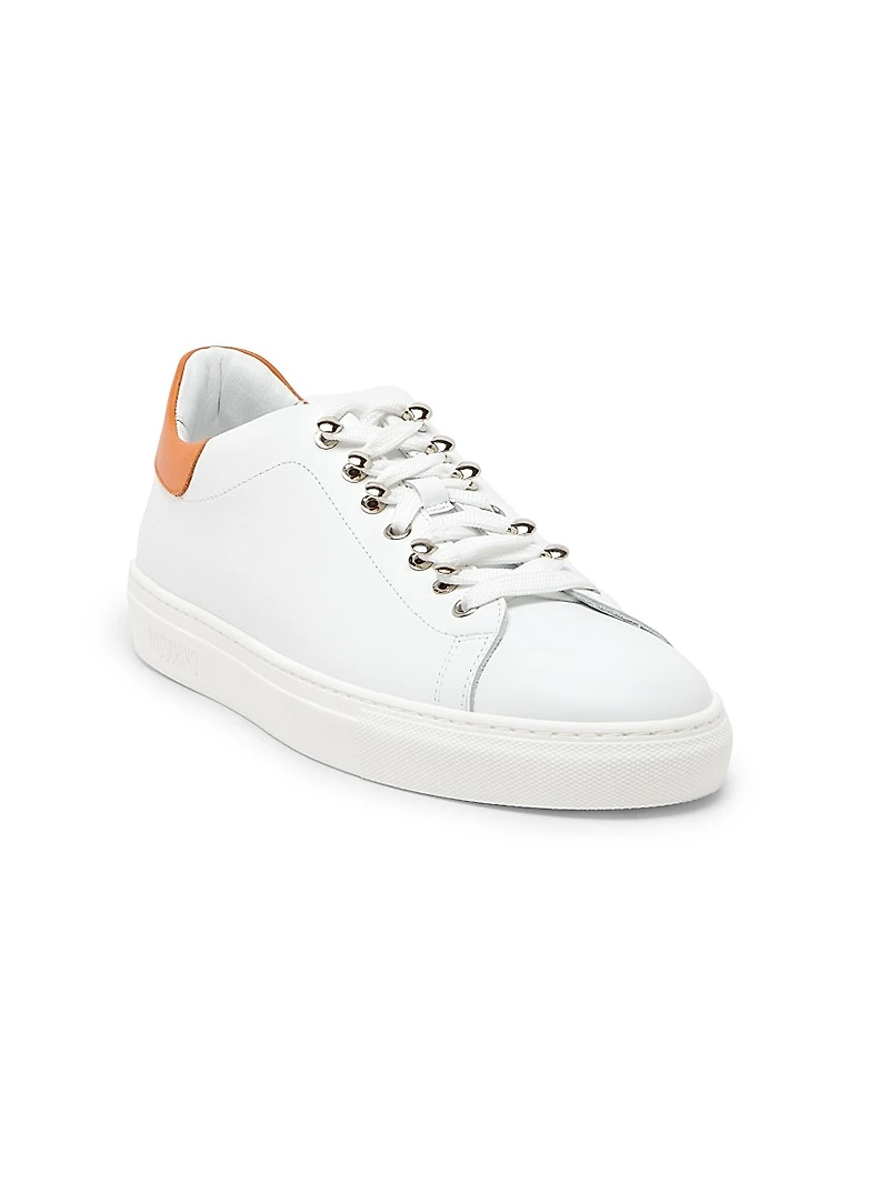 Leather Low Top Sneakers