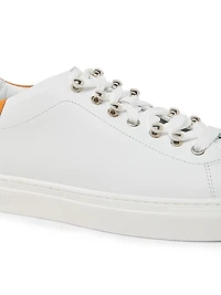 Leather Low Top Sneakers