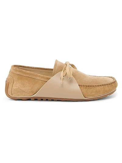 Suede Driving Loafers