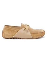 Suede Driving Loafers