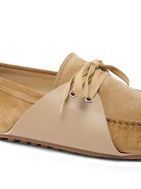 Suede Driving Loafers