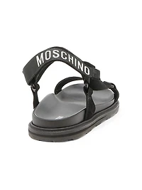Logo Sporty Leather Sandals