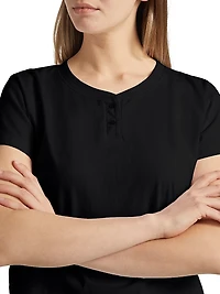 Margo Cotton Henley Shirt