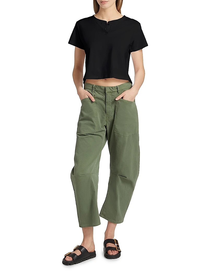 Margo Cotton Henley Shirt