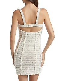 Crochet Cut-Out Minidress