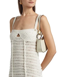 Crochet Cut-Out Minidress