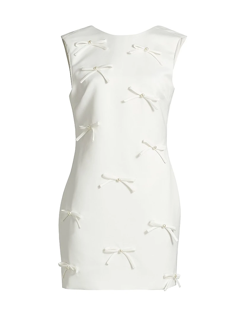 Rose Bow Shift Dress