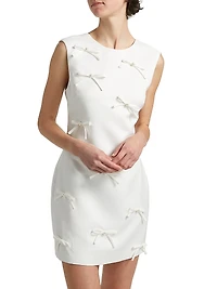 Rose Bow Shift Dress