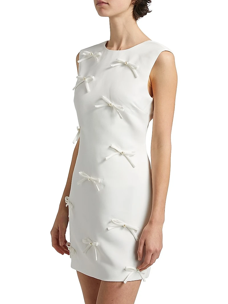 Rose Bow Shift Dress